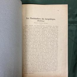 Zur Flechtenflora des Isergebirges. (Nachtrag.) （イゼラ山脈の地衣類植物について（補遺））