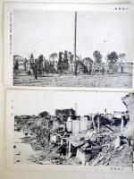 軍事郵便　はがき　（上海戦跡）　4枚
