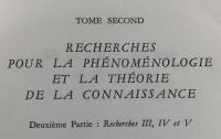 Recherches Logiques 2　Deuxieme partie