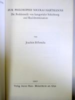 （独文）Zur Philosophie Nicolai Hartmanns
