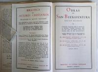 （西文）Obras de SAN BUENAVENTURA 　　：Santisima Trinidad Dones y preceptos