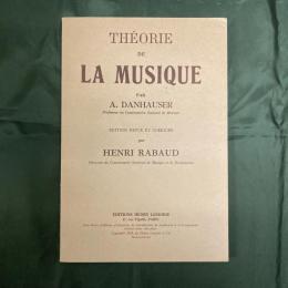 THEORIE DE LA MUSIQUE