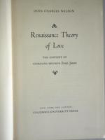 Renaissance Theory of Love: ：The Context of Giordano Bruno's 'Eroici furori'