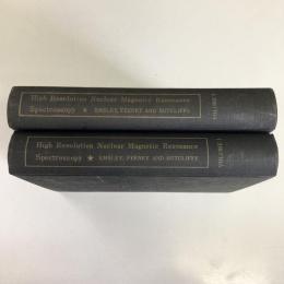 High Resolution Nuclear Magnetic Resonance Spectroscopy 全2冊揃