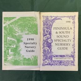 1998 Specialty Nursery Guide / Peninsula & South Sound Specialty Nursery Guide（2冊セット）