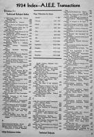 「ELECTRICAL ENGINEERING」VOL.53 No.1-6　American Institute of Electrical Engineers 1934