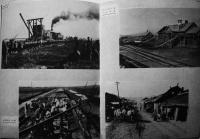 拉濱線建設紀念寫真帖1933年版　B5判51p並本　南満州鉄道株式会社鉄道建設局哈爾浜建設事務所　昭和8年