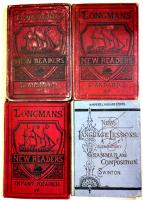 明治期リーダー(読本)書10種一括　各ボール表紙装B6判　明治18年〜20年