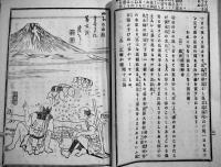 羇旅漫録-一名馬琴道中記　曲亭馬琴遺稿　川邊花陵/渡邊小華画　ボール表紙B6判206p絵入　畏三堂　明治20年