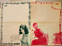 平凡スタア便箋　岸恵子/佐田啓二/美空ひばり/伊東絹子/高峰秀子他15枚「平凡」附録　昭和20年代