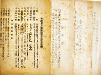 會津競馬協賛会資料14点一括　各B5,A4, B4判　昭和4年〜12年