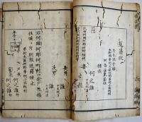 戸籍編制手順書　奈良県　23.5×16㎝木版刷り17丁　虫損多　明治5年