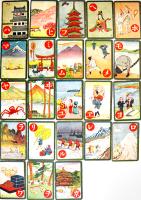 ポケットイロハカルタ 日本めぐり 各札7.5×5.3㎝ 48枚揃い箱入　戦前