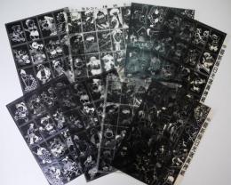最新版日光写真種紙　ナショナルキッド/少年ジェット/ポパイ他　4種8枚　昭和30年代