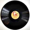 SPレコード　流行歌「処女峰/百万弗のゑくぼ」歌・乙羽信子　盤面良好　日本ビクター　昭和20年代