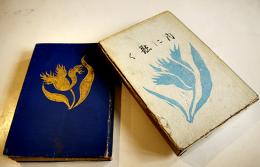 第一歌集　内に聴く　高安やす子著　与謝野寛序文　初版箱　玄文社詩歌部発行　大正10年