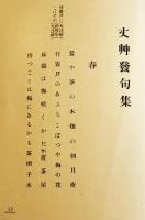 丈艸集　野田別天樓編　初版B6判　雁来紅社　大正12年