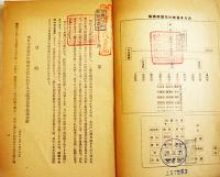 国民運動団体要覧　A5判149p　背痛み外装少汚れ巻頭頁蔵印多　大政翼賛会　昭和19年