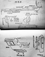 参考綴　B5判ガリ版厚冊40ミリ　海軍砲術学校第五期普測練習生用　昭和10年
