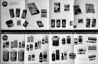 明菓の花束(商品カタログ)拡げたサイズ51×33㎝両面印刷　明治製菓株式会社　1960年代