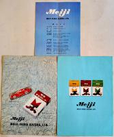 第94期95期97期営業報告書(3冊一括)B5判2冊B6判1冊　明治製菓株式会社　昭和38〜40年