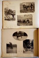 在営記念(写真帖)　騎兵第二聯隊第三中隊　各B5判　仙台市加藤春黎写真　大正4,5年　2冊