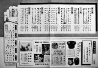 阪急十一月上半期下半期の御案内(リーフレット2部)「祝漢口陥落」文字入　大阪梅田阪急百貨店　昭和13年