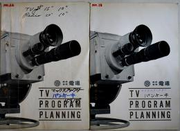 絵コンテ「マックスファクターパンケーキ」(2冊)各A4判表紙付3p,8p　(株)電通　1960年代