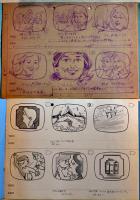 絵コンテ「ジュジュ東京婦人/美しいママ/ミスジュジュ」(5冊)各A4判表紙付　(株)電通　1960〜70年代