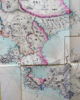 改正増補北海道新図　海陸路附/附盛勝市図解/三府五港里程表 130萬分ノ一　函館書林重陽堂版　明治24年