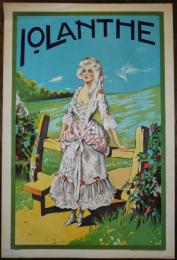 オペラ「LOLANTHE」ポスター　STAFFORD & CO  LONDON　1920年代