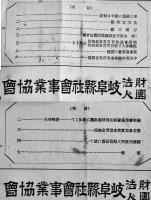 「岐阜県常会時報」「岐阜支部報」「岐阜国防婦人」「岐阜県の社会事業」他18部一括　昭和13〜16年