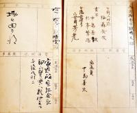 「日誌」2冊(記入済)　各23.5×16.5㎝　奈良県生駒郡伏見村警備隊菅原分団　昭和16年　