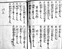 兵士用文 全　著述兼出版人熊本県蓮田慈善　和装B6判表紙汚れ本文頁端一部破れ欠　明治16年