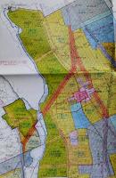 埼玉県都市計画図　新用途地域/日影規制値・区域(全47図揃)共箱入各109×77㎝色刷　定価112,500円　(株)国際地学協会　平成7年