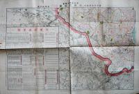 大東京全図(改正新町名入)東部方面/西部方面/南部方面/北部方面/西南部方面/(5枚) 各色刷79×55㎝ 報知新聞社 昭和7年
