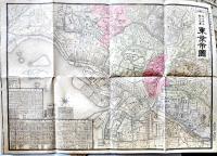 大日本管轄分地図51図揃　各55×39㎝銅版色刷り両面印刷 帙入並上品　中村鍾美堂　明治34年