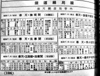 「満洲支那汽車時間表」第14巻2号　東亜旅行社奉天支部　昭和18年