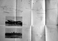 図画教程+図画練習帳(2冊)　東京陸軍航空学校編纂　各B5判経年痛み有り　戦中戦時