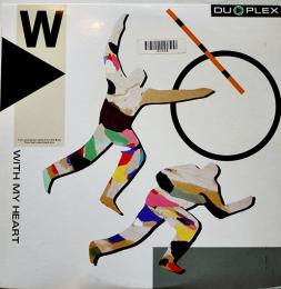 LPレコード　WITH MY HEART  DU-PLEX（ドゥ・プレクス）ジャケ＆盤面状態良好　1985年