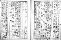 婚礼挙式記事(結納目録/挙式準備/招待人名簿/献立/他) 24×15.5㎝　肉筆34p　大正11年