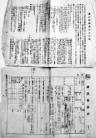 人口調査員必携(㊙人口調査申告書/㊙国民登録票/国民登録指導員必携/国民登録票記入心得含む)内閣統計局　昭和19年
