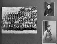 女学生他集合写真帖　詳細不詳(秋田縣方面？)　A4判生写真貼込20p　戦前