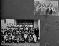 女学生他集合写真帖　詳細不詳(秋田縣方面？)　A4判生写真貼込20p　戦前