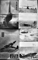 「航空朝日」第2巻3号〜第6巻3号(不揃い14冊)　各B5判　朝日新聞社　昭和16年3月号〜20年3月号