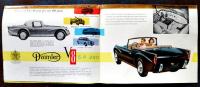 (英)Daimler PRESENTS THE V8 S.P.250(デムラーSP250)カタログ　拡げたサイズ50.5×40.5㎝ 折目セロテープ補修 1959年