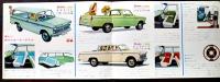 ダットサン1200ライトバン/ピックアップ/シングルシートカタログ　A4判2つ折り　日産自動車　1961年