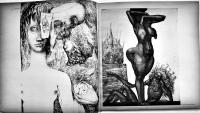 (英)「AVANT-GARDE(アヴァンギャルド)」No.9 特集エルンスト・フックス/他　28.5×27.6㎝64p背痛  N.Y. 1969年