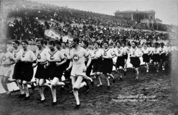 絵葉書　(独)ドイツスタジアム(ベルリン)　モノクロ写真版3枚美品　1913年頃