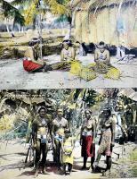 絵葉書　南洋サイパン島島民風俗　カラー写真版8枚組袋付美品　戦前